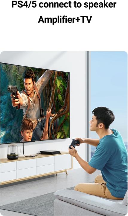 Produktbild Ugreen HDMI Audio Extractor TOSLink SPDIF 3.5mm Audio Output