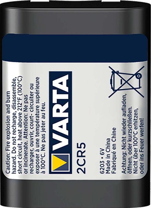 Actual product image Varta Photo Lithium (1 pcs., 2CR5, 1400 mAh)