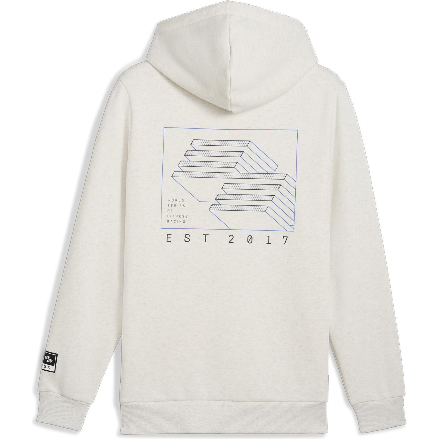 Thumbnail - Puma, Herren, Pullover, HYROX x Graphic Hoodie, Weiss, (M)
