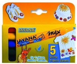 Image du produit Kreul Texi mäx, kit de 5 couleurs (Rouge, Vert, Noir, Jaune, Bleu, 4 mm, 5 x)