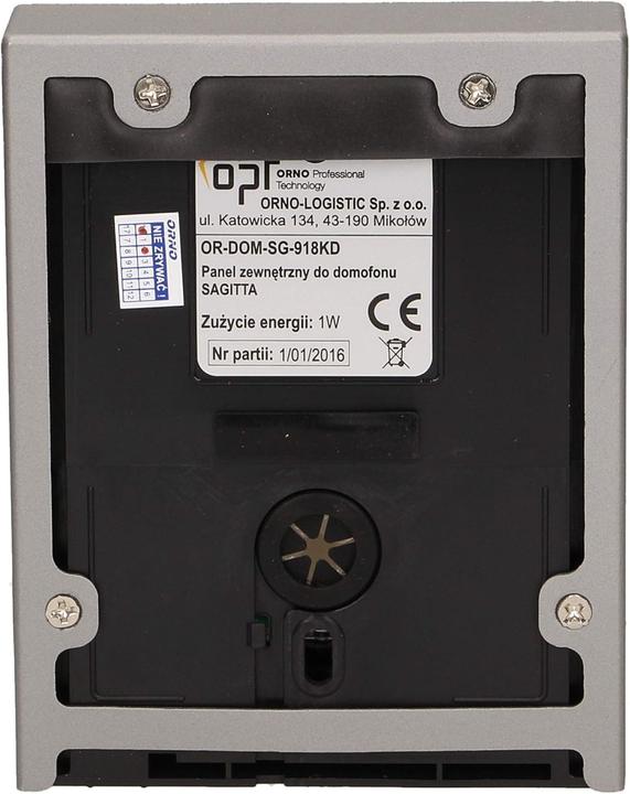 Image du produit Orno Interphone familial 2 fils n/t SAGITTA (OR-DOM-SG-918)