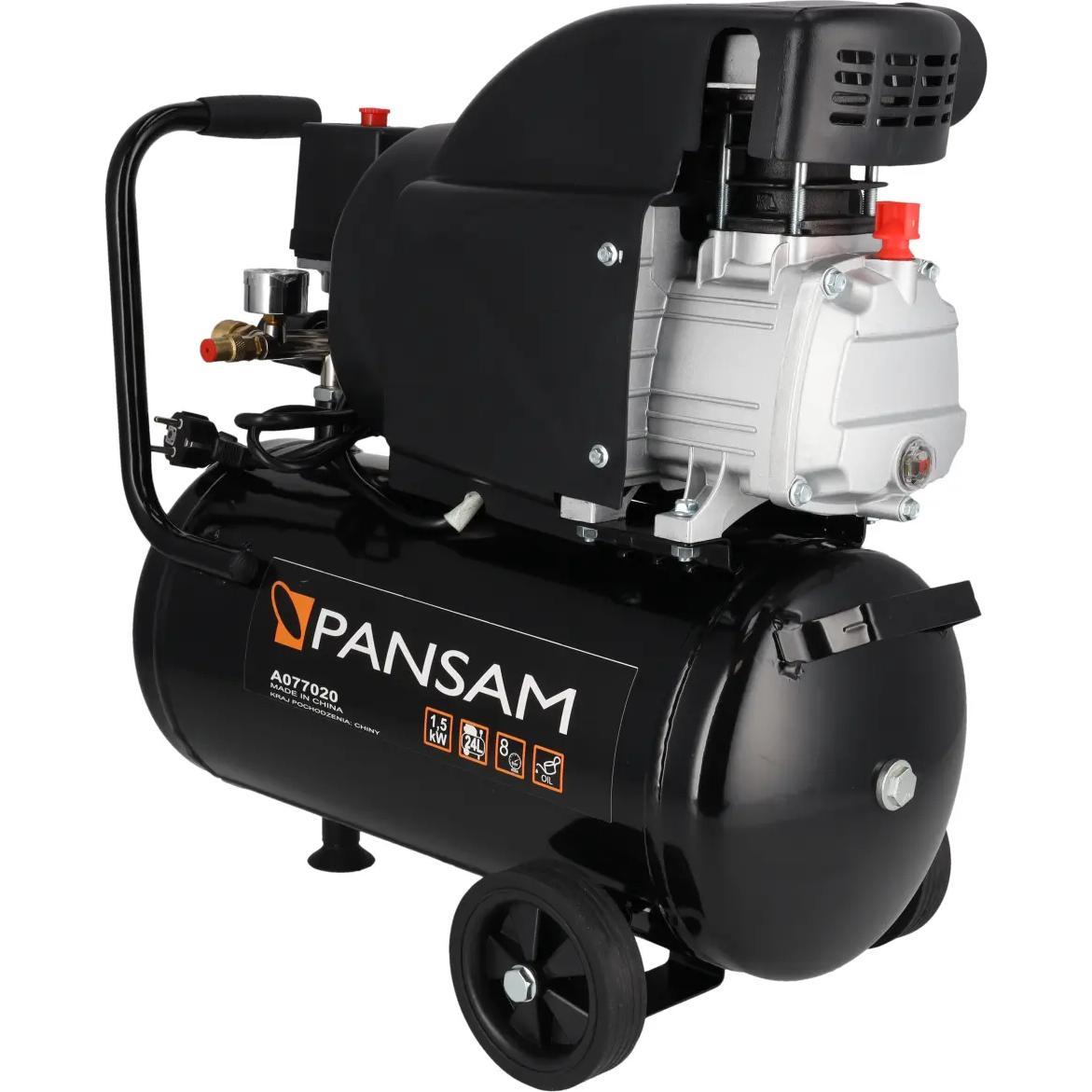 Thumbnail - Pansam, Kompressor, 8bar 24L compressor (A077020) (8 Bar, 24 l)