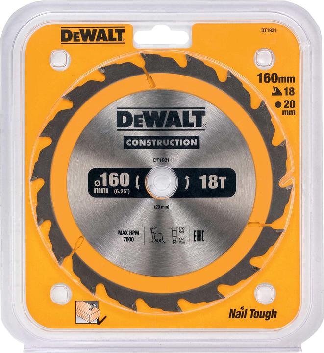 Produktbild DeWalt Handkreissägeblatt