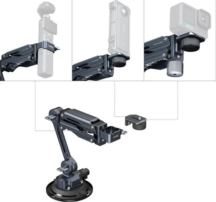 SmallRig Braccio del mini ammortizzatore (Osmo Pocket 3, X4)