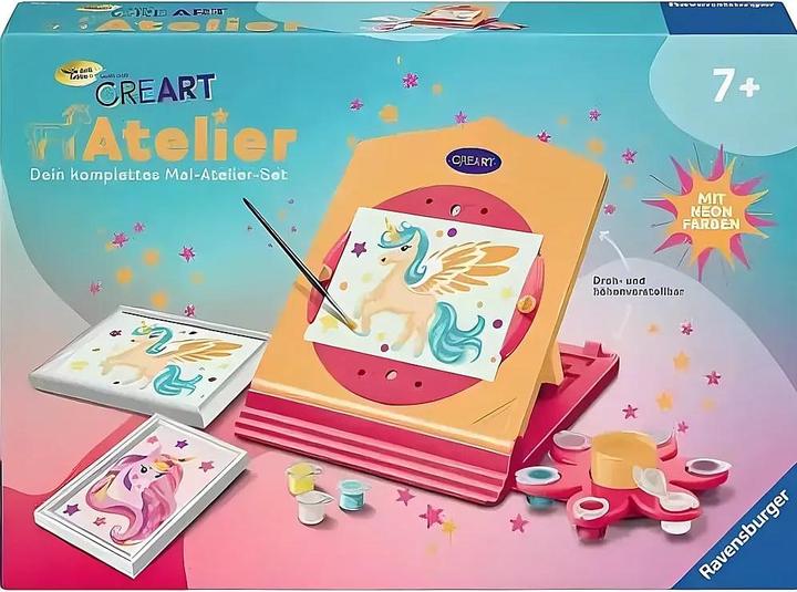 Produktbild Ravensburger CreArt, Malen nach Zahlen - Neon Atelier Einhorn