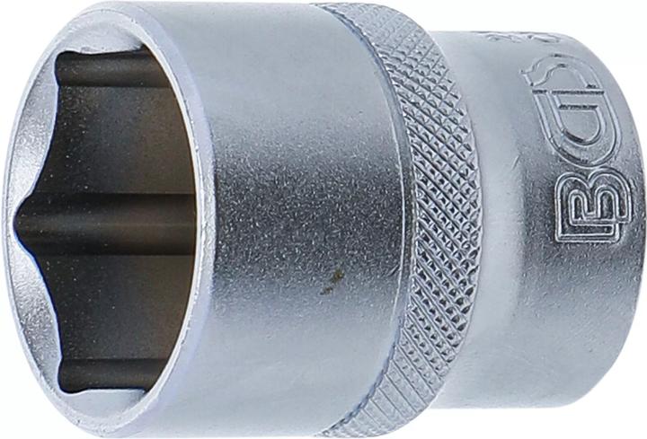 Produktbild BGS Steckschlüssel-Einsatz Sechskant Antrieb Innenvierkant 12,5 mm (1/2") SW 24 mm (24 mm)