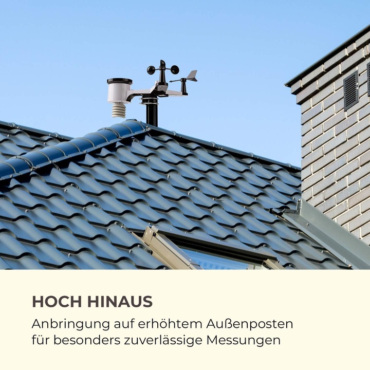 Actual product image Waldbeck Profi-Wetterstation mit App-Steuerung