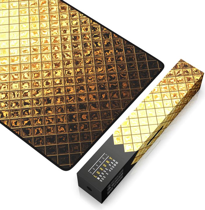 Produktbild Titanwolf Gaming Mauspad, 900 x 400mm XXL Mausmatte, verbessert Präzision & Geschwindigkeit, Luxus (XXL)