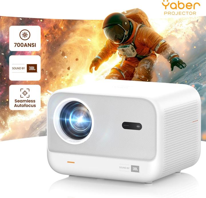 Actual product image Yaber L2s Projektor (UWFHD, 700 lm, 1.38:1)