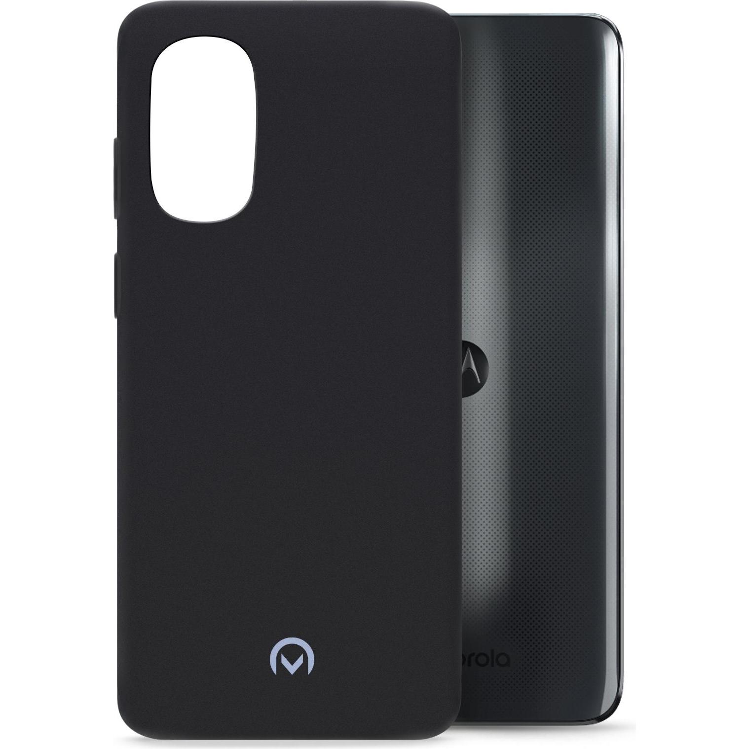 Mobilize Gummi-Gelly-Hülle (Motorola Moto G82 5G), Smartphone Hülle, Schwarz