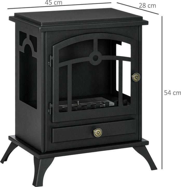 Actual product image Homcom Ethanol fireplace