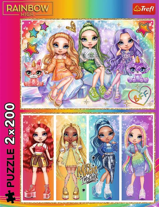 Immagine prodotto Trefl Puzzle 2 x 200 - Rainbow High (200 pezzi)