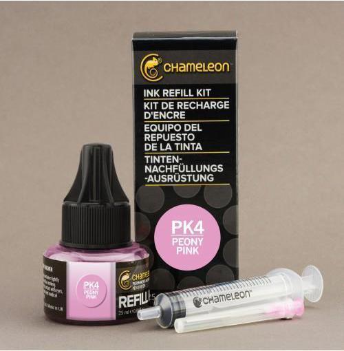 Actual product image Chameleon Cham Recharge Encre 25ml Peony Pink Pk4