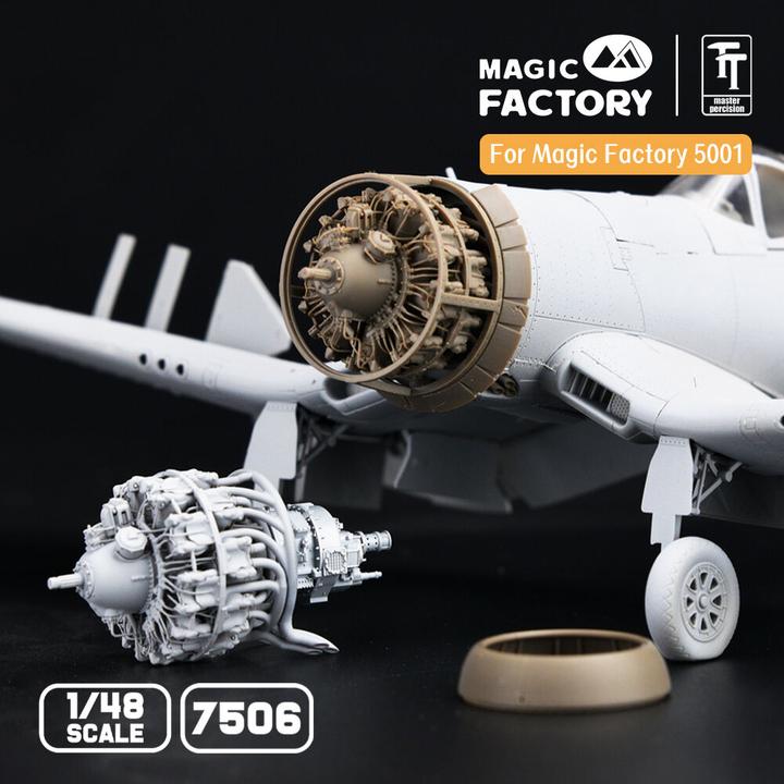 Immagine prodotto Magic Factory 1/48 Motore P&W R2800 Versione da esposizione separata Set 2