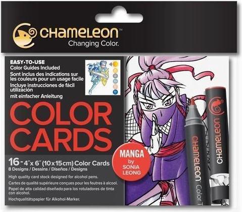 Produktbild Chameleon Cham Cartes Coloriage Manga