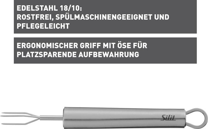 Produktbild Silit Pellkartoffelgabel Kartoffelgabel Maiskolben 17cm Classic Line Edelstahl