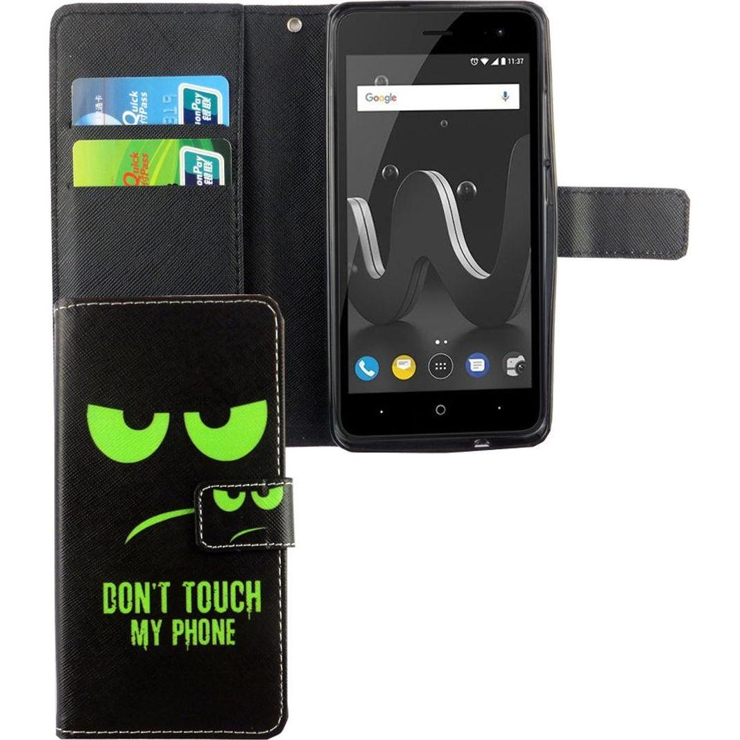 König Design Hülle Handy Schutz für Wiko Jerry 2 Case Cover Tasche Wallet Etui Handyhülle Neu (Wiko Jerry 2), Smartphone...