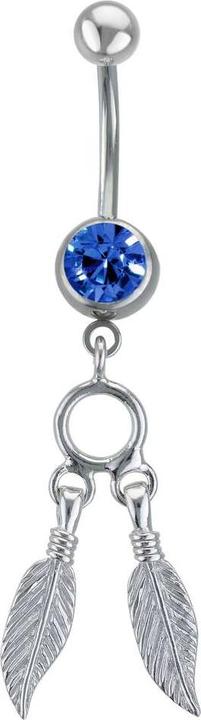 Image du produit Bijouteria Piercing nombril (Acier inoxydable, Laiton, Cristallin)