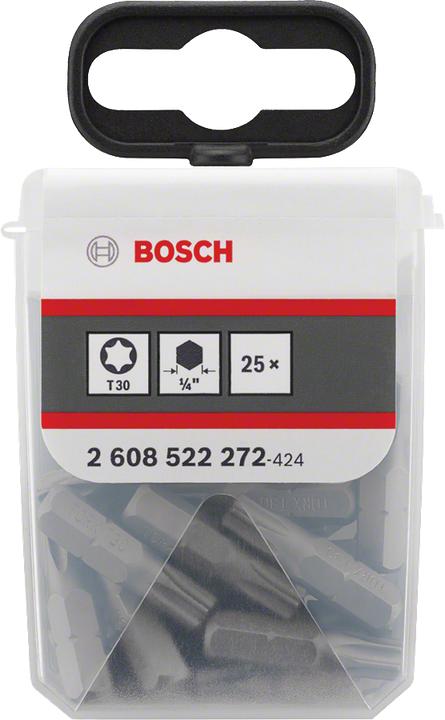 Actual product image Bosch Professional Extra Hart T30 screwdriver bit set, TicTac Box