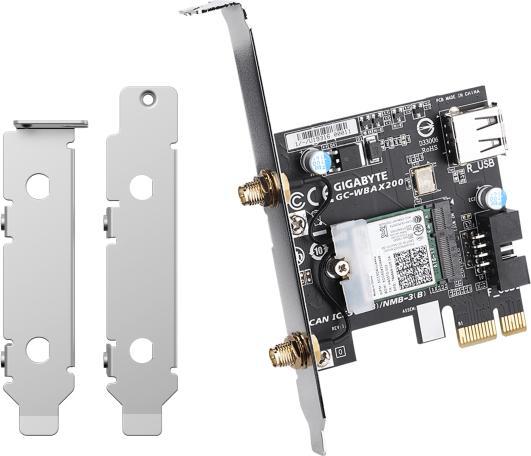 Actual product image QNAP QXP-W6-AX200, WiFi6, PCIe adapter