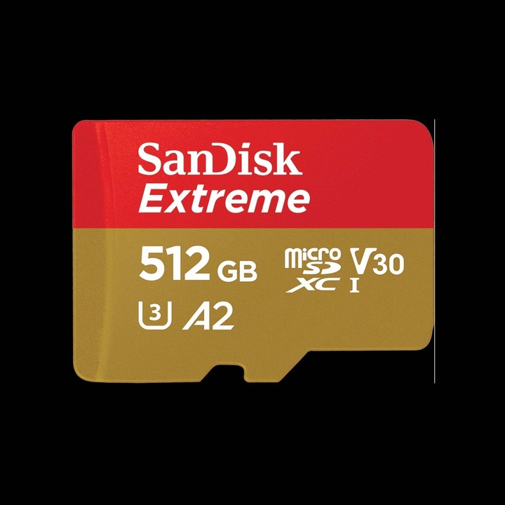 Productafbeelding SanDisk Extreme UHS-I V30 (512 GB, microSDXC, U3, UHS-I)