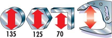 Produktbild Facom Neue Grip-Zangen bis zum 140 mm Maulweite (274 mm)