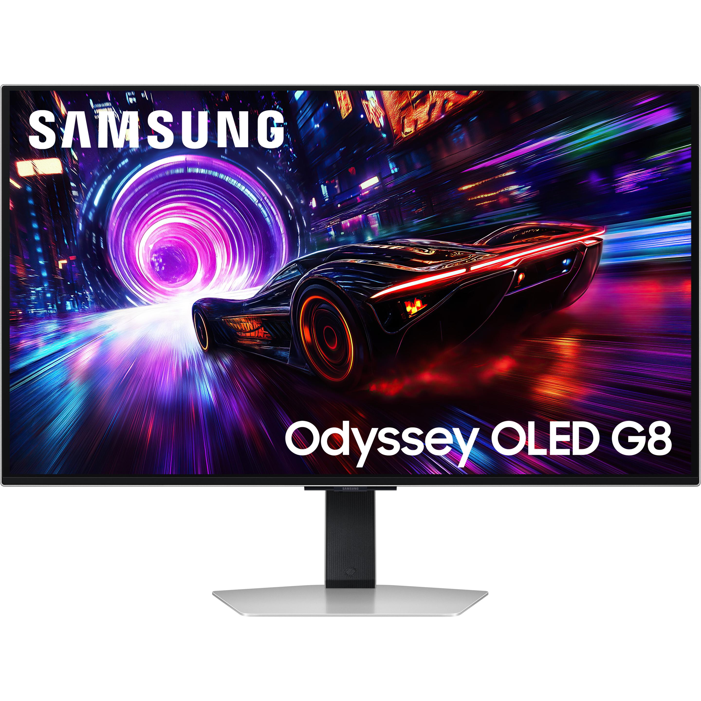 Samsung Odyssey OLED G8 - G81SF (3840 x 2160 Pixel, 32"), Monitor, Silber