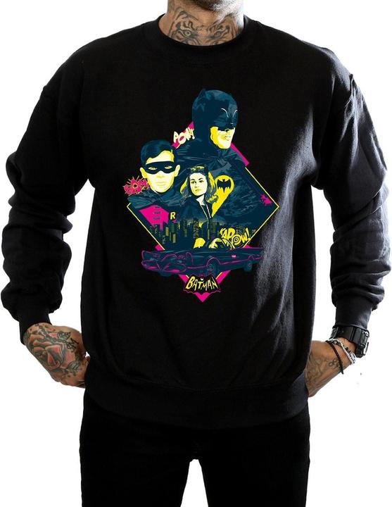 Produktbild Batman TV Serie Charakter Pop Art Baumwolle Sweatshirt (XL)