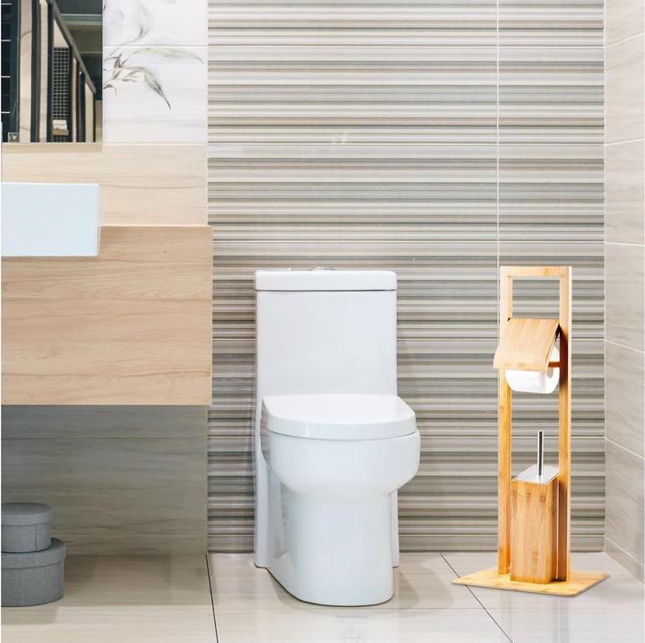 Productafbeelding Relaxdays Wc-set bamboe