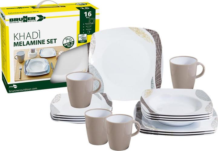 Actual product image Brunner Tableware set Khadì, 16-piece