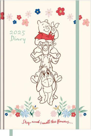 Produktbild Winnie the Pooh Taschenkalender 2025 14,5 x 21,5 cm (Englisch)