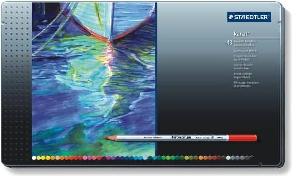 Actual product image Staedtler karat aquarell 125 Watercolour pencils (Assorted colours, 48 x)