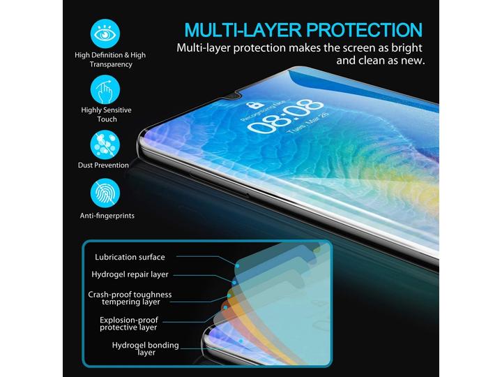 Immagine prodotto Rock Pellicola protettiva Hydrogel Huawei Mate 30 2x Set (2 pz., Mate 30)