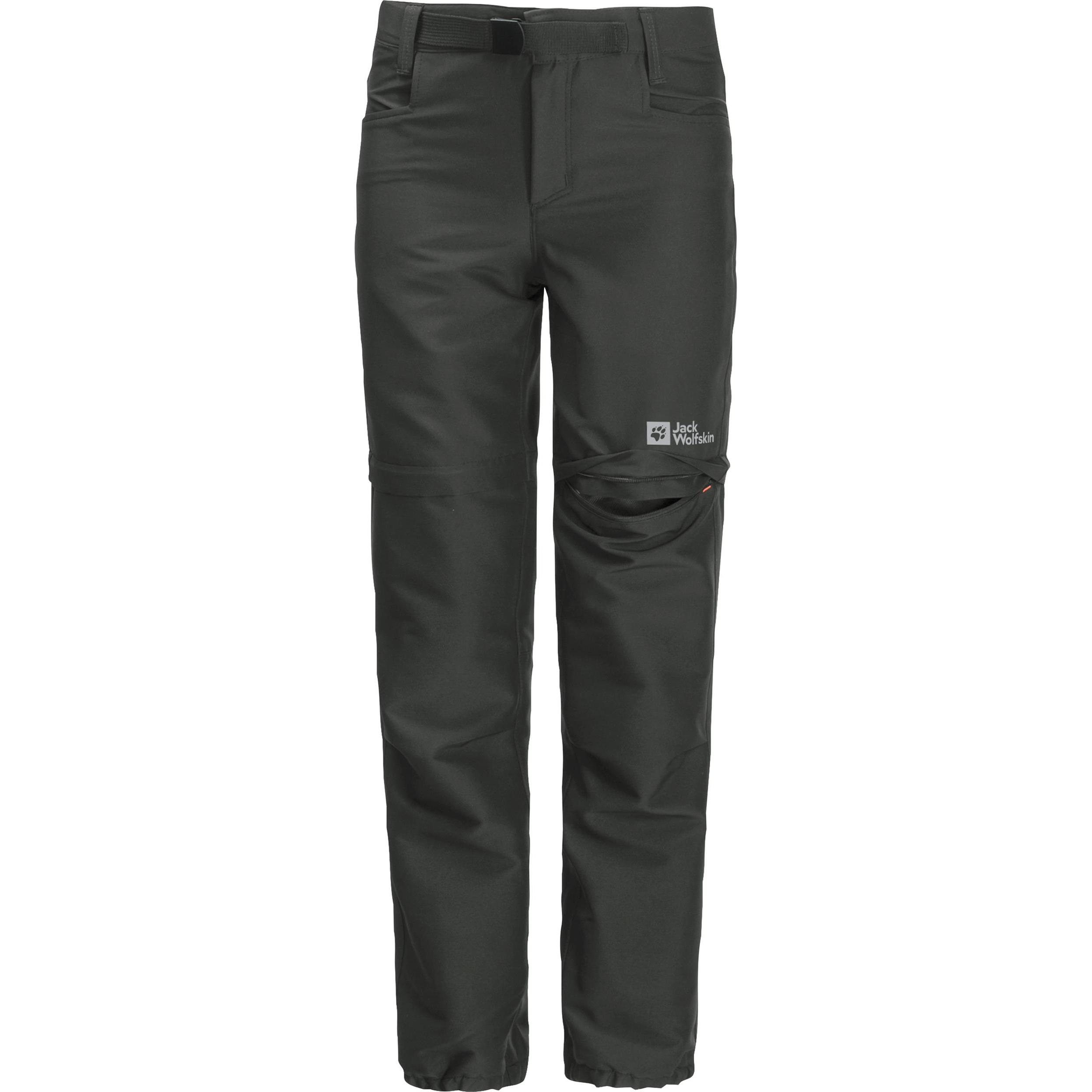 Jack Wolfskin, Unisex, Outdoorhose, Active Zip Off Pants K (152), Schwarz, 152