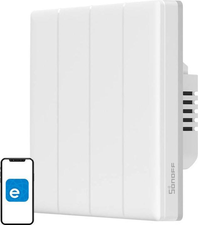 Image du produit Sonoff Commutateur Smart Wi-Fi Touch Wall TX T5 4C (4 canaux)