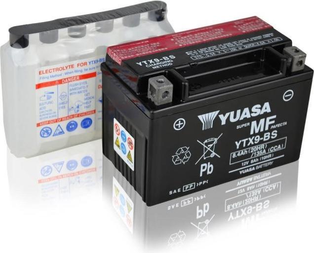 Produktbild Yuasa YTX9-BS AGM (12 V, 8.40 Ah, 135 A)