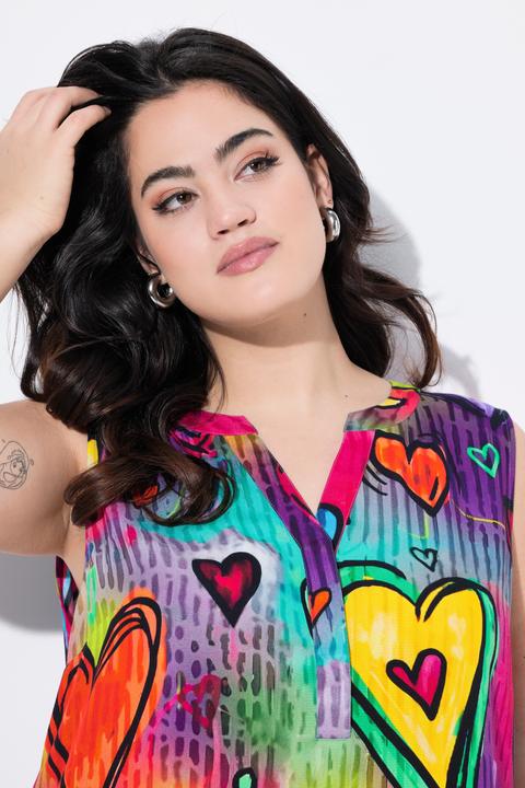 Immagine prodotto Angel of Style Bluse, ärmellos, Herzmuster (54)