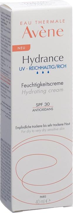 Produktbild Avène Feuchtigkeitscreme Hydrance SPF30 - 40 ml (40 ml, Tagescreme, SPF 30)