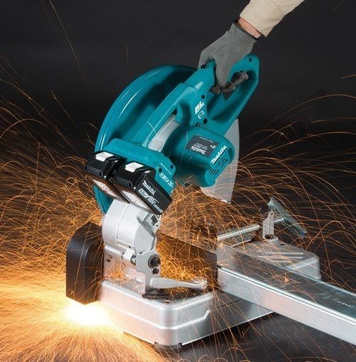 Immagine prodotto Makita Smerigliatrice a batteria 2x18V DLW140 (Troncatrice, 140 W)