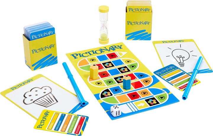 Actual product image Mattel Games Pictionary (German, Swiss German, 2 - 10 Players)