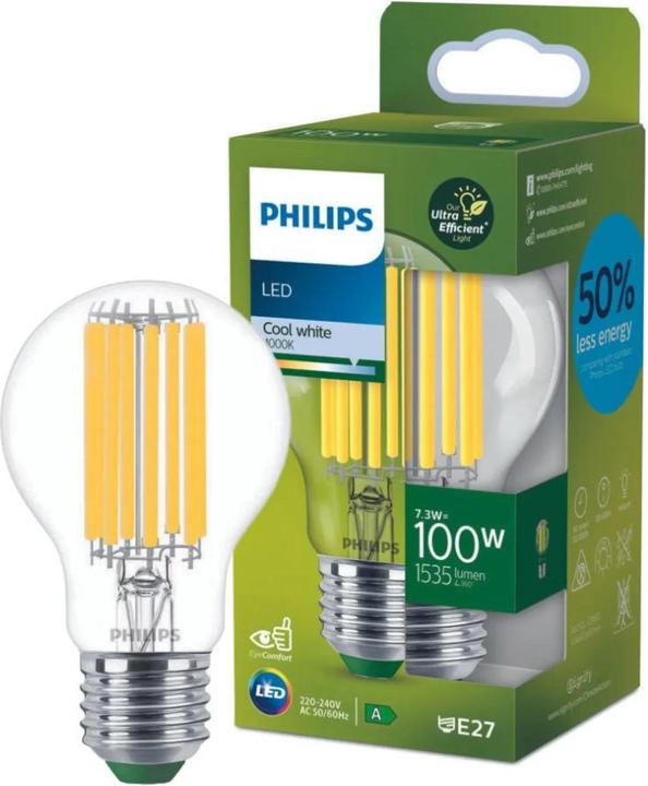 Image du produit Philips LED Classic (E27, 7.30 W, 1535 lm, 1 x, A)