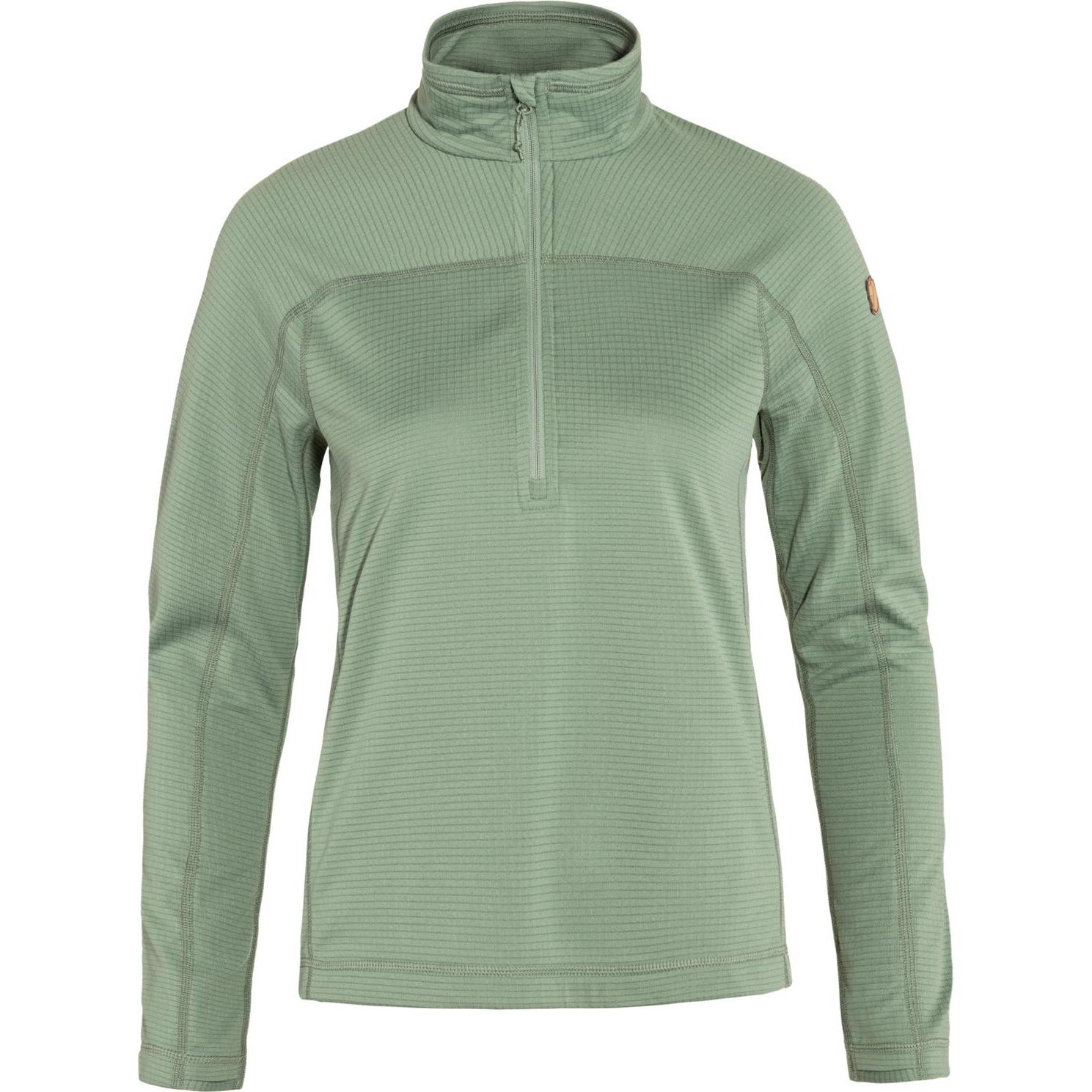 Fjällräven, Damen, Pullover, Women's Abisko Lite Fleece Half Zip, Grün, (S)