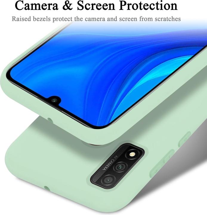 Actual product image Cadorabo TPU Liquid Silicone Case Cover for Huawei P SMART 2020 (Huawei P Smart (2020))