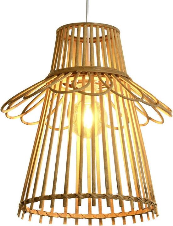 Actual product image DKD Home Decor Ceiling Light Brown 50 W 40 x 40 x 46 cm