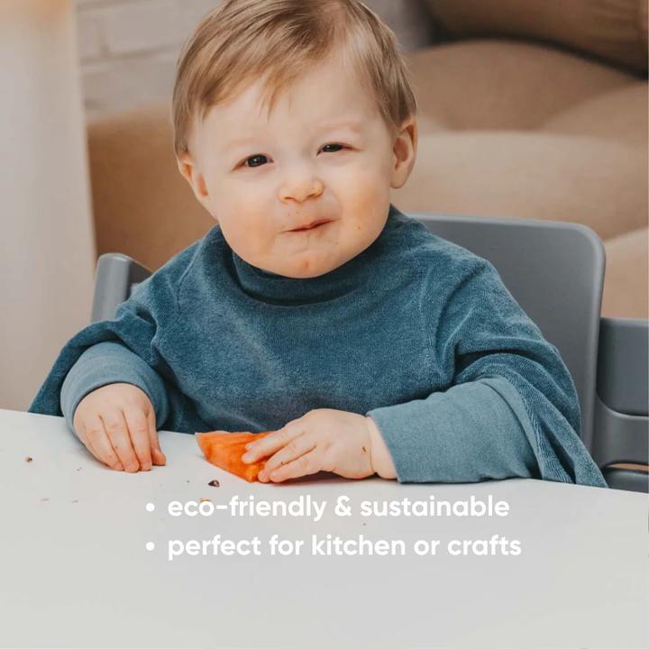 Image du produit Little Casimir Lätzchen mit Ärmeln – wasserdicht, saugfähig & verstellbar, für Babys 6M-4J (6 mois)
