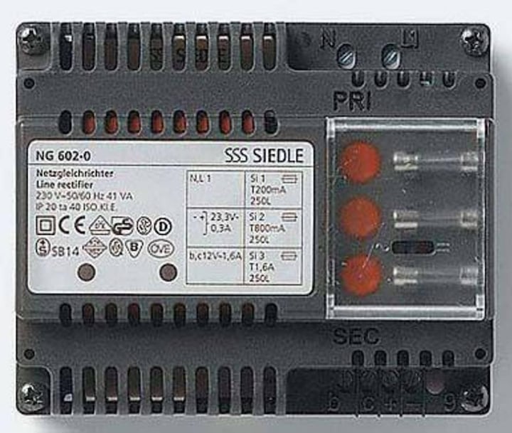 Actual product image Siedle NG 602-01 Audio power supply unit