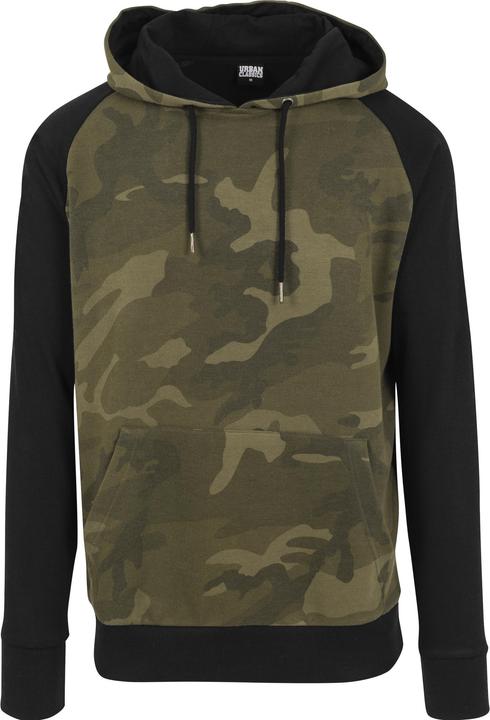Produktbild Urban Classics Camo Contrast Raglan Hoody (M)