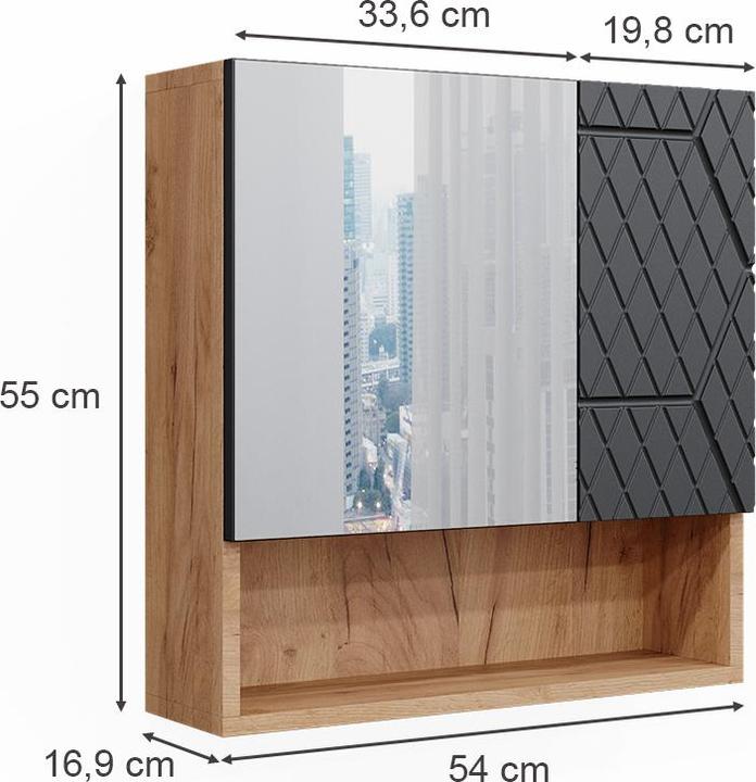 Produktbild Vicco Irma (54 x 16.90 x 55 cm)