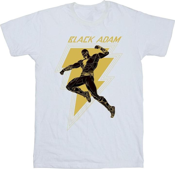 Produktbild Black Adam Golden Bolt Brust TShirt (XXL)