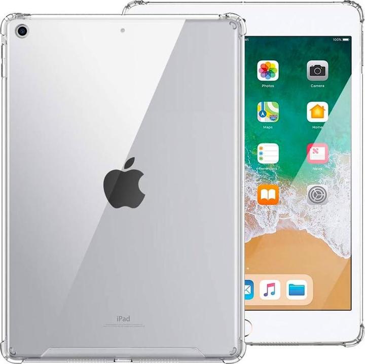 Produktbild Apfelkiste iPad 10.2" 2021/20/19 Gummi Hülle Case Air Cushion, Fallschutz, Transparent (Apple iPad 2019 (7. Gen), Apple iPad 2020 (8. Gen), Apple iPad 2021 (9. Gen))